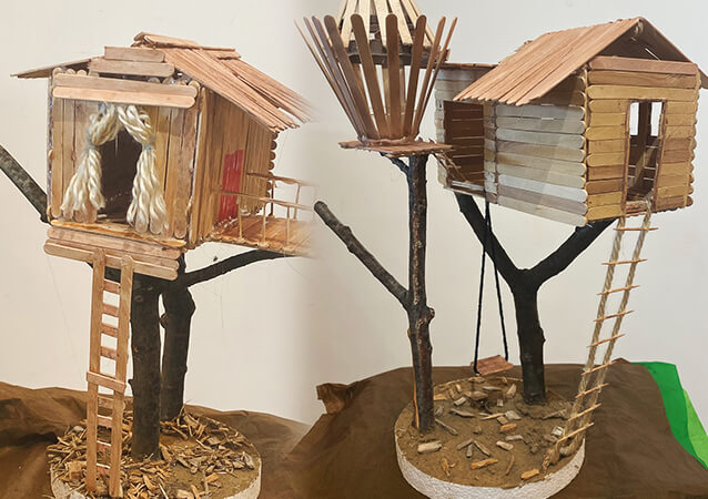 Tree Building Model Architectural Tree Houses - One River School Middletown