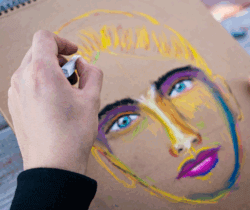 Portrait & Profile: Chalk Pastel Edition